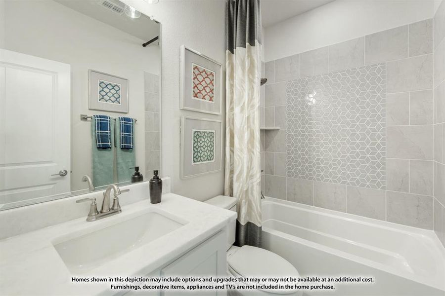 Furnished interior view inside a new home in Ridge Ranch, Mesquite (Image 26).