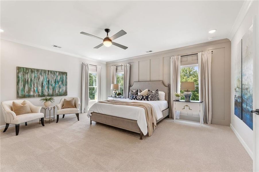 Furnished interior view inside a new home in , Marietta (Image 7).