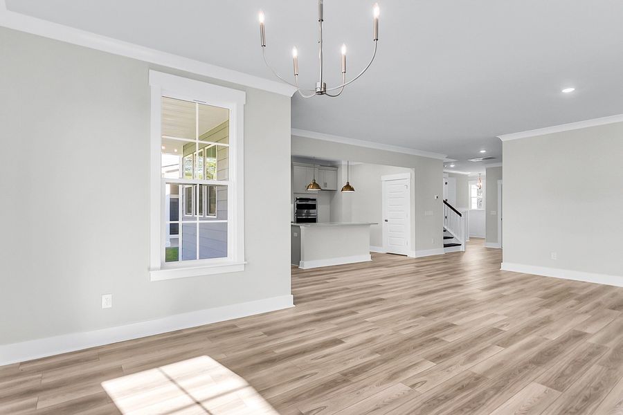 Spacious, unfurnished interior of a new home in Pineland Preserve, Summerville (Image 30).