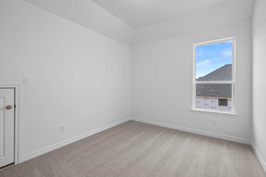 Fourth bedroom. Note: Sample product photo - actual exterior and interior selections may vary by homesite
