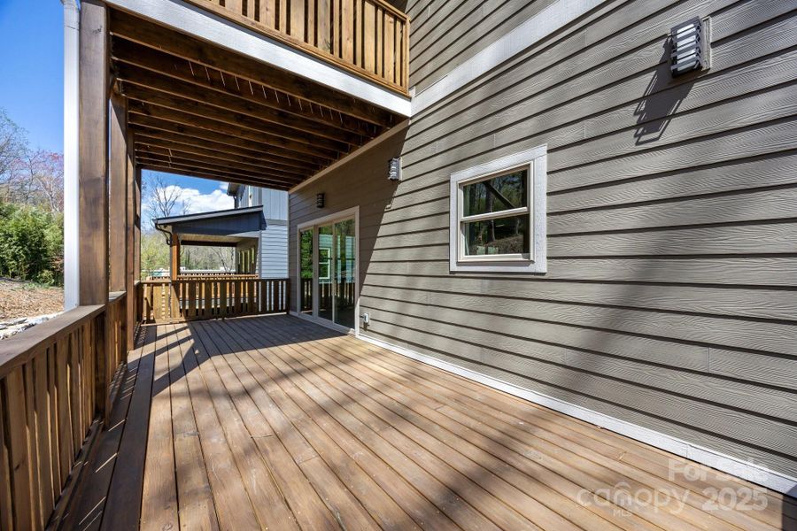Exterior details and patio area of a home in , Asheville (Image 16). Exterior details and patio area of a home in , Asheville (Image 16).