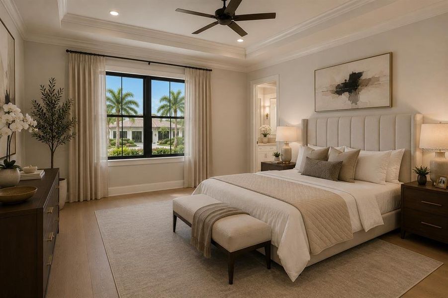 Furnished interior view inside a new home in , Odessa (Image 9).