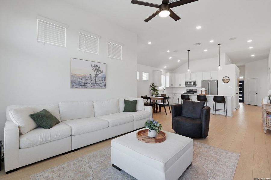 Furnished interior view inside a new home in Homestead, Schertz (Image 19). Furnished interior view inside a new home in Homestead, Schertz (Image 19).