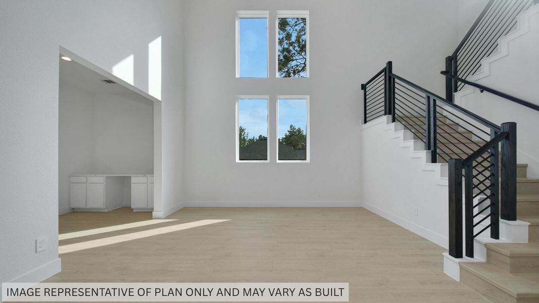 Representative unfurnished interior of a home built from the H60F by D.R. Horton in Butlers Bend Estates, Pinehurst (Image 20).
