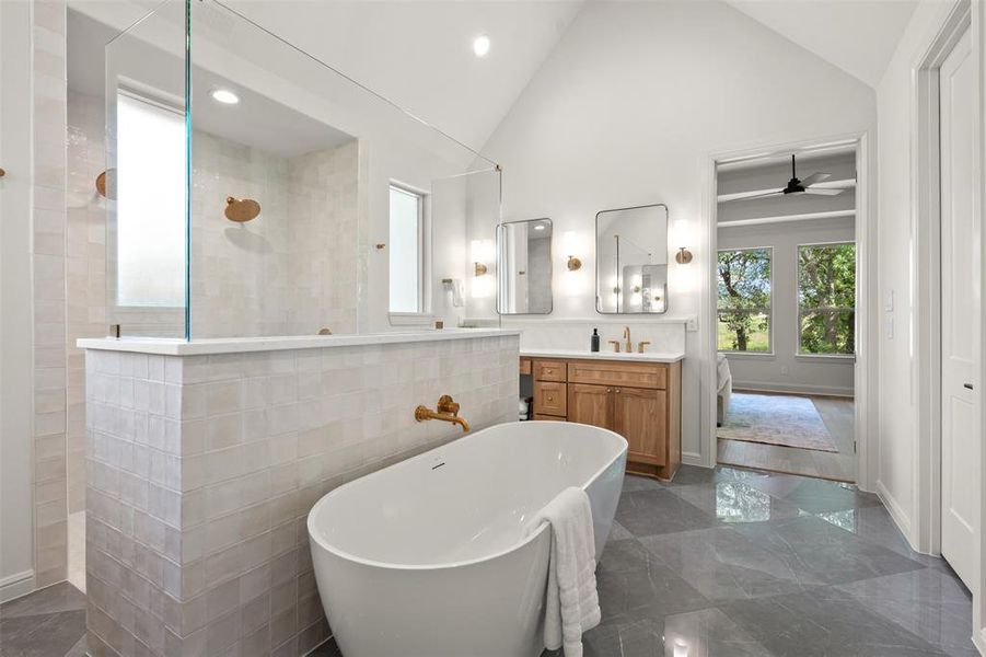 Furnished interior view inside a new home in , Weatherford (Image 11).
