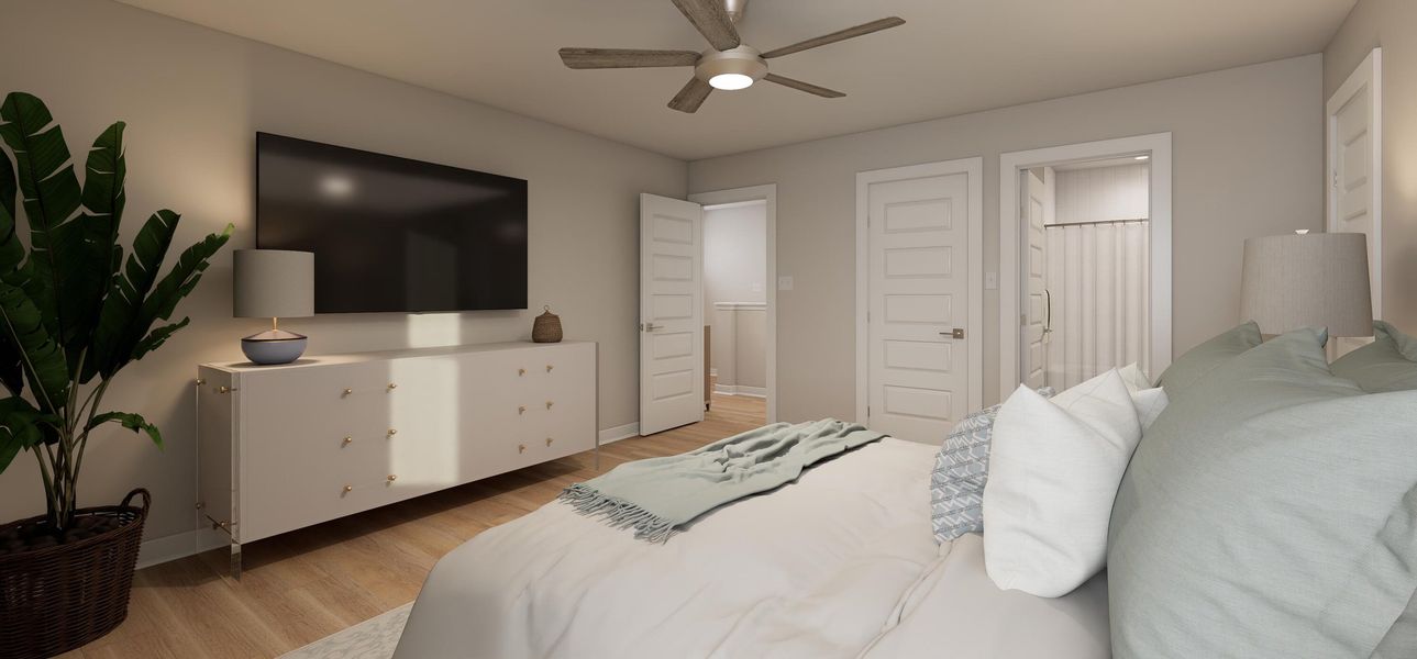 Furnished interior view inside a new home in , Charleston (Image 14).