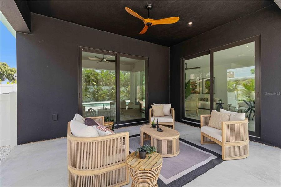 Exterior details and patio area of a home in , Sarasota (Image 26).