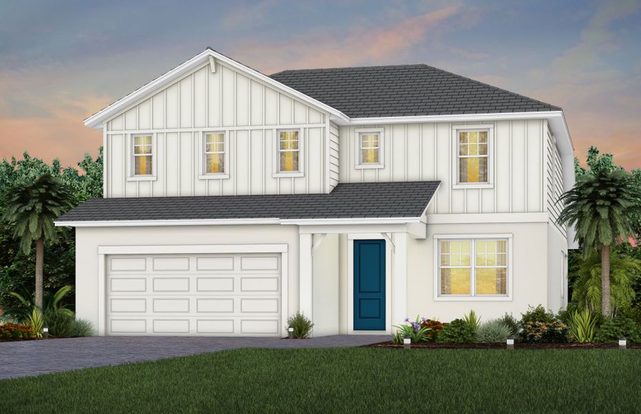 Representative exterior photo of a completed home built from the Burbank by Pulte Homes in SeaFlower, Bradenton, FL (Image 15). Representative exterior photo of a completed home built from the Burbank by Pulte Homes in SeaFlower, Bradenton, FL (Image 15).