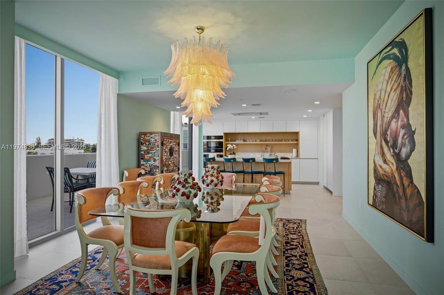 Furnished interior view inside a new home in , Bay Harbor Islands (Image 17).
