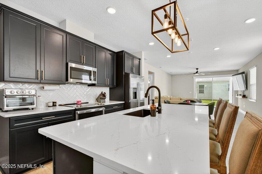 Furnished interior view inside a new home in , Jacksonville (Image 13). Furnished interior view inside a new home in , Jacksonville (Image 13).