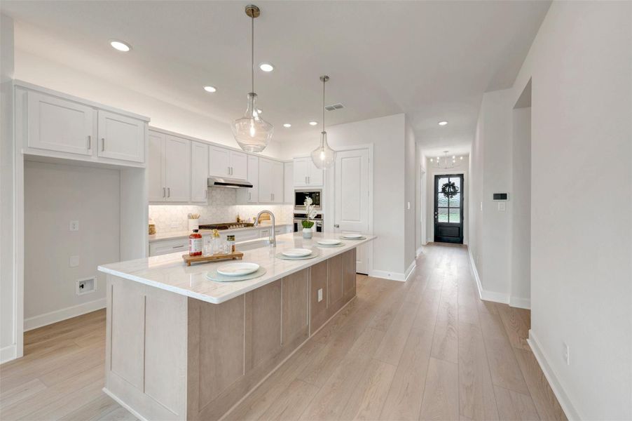 Furnished interior view inside a new home in Grange - Reserve Collection, Katy (Image 7).