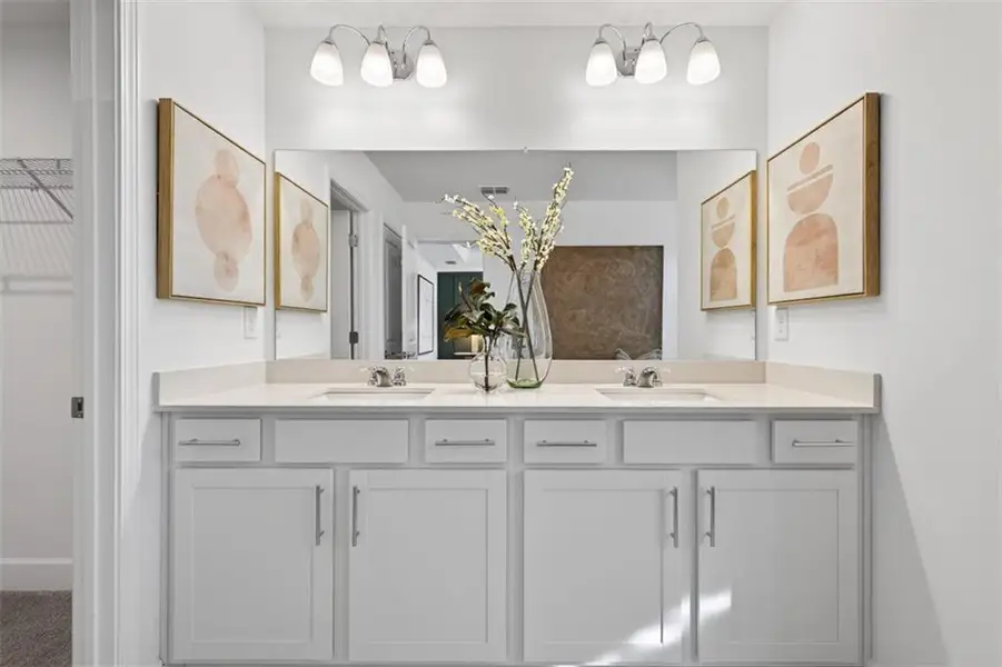 Furnished interior view inside a new home in Linden Grove, Powder Springs (Image 40).