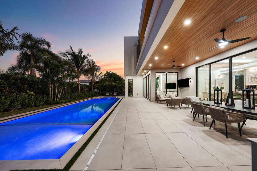 Exterior details and patio area of a home in , Boca Raton (Image 27).