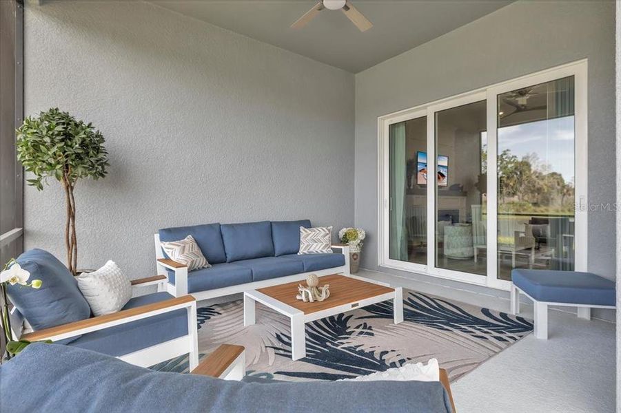 Exterior details and patio area of a home in , Parrish (Image 27).