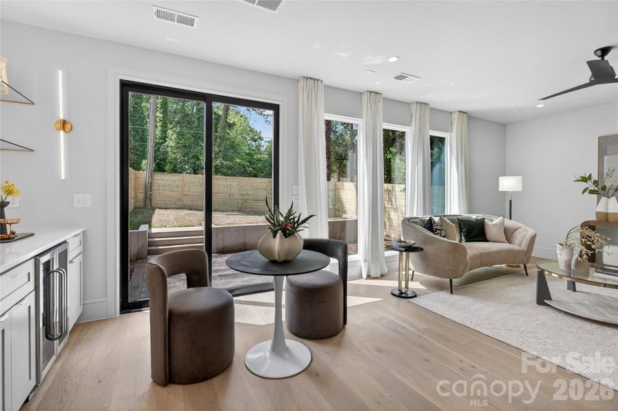 Furnished interior view inside a new home in , Charlotte (Image 40).