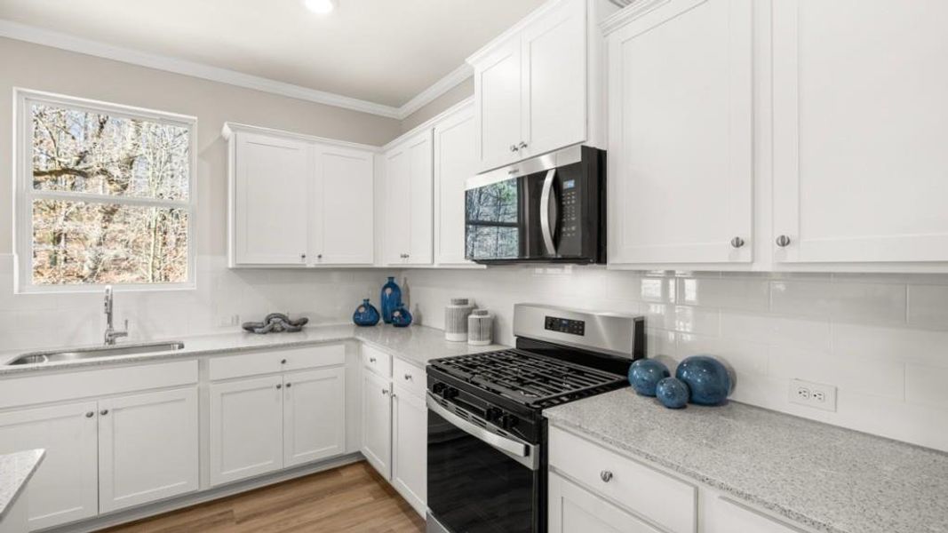 Furnished interior view inside a new home in Liberty Crossing, Braselton (Image 22).