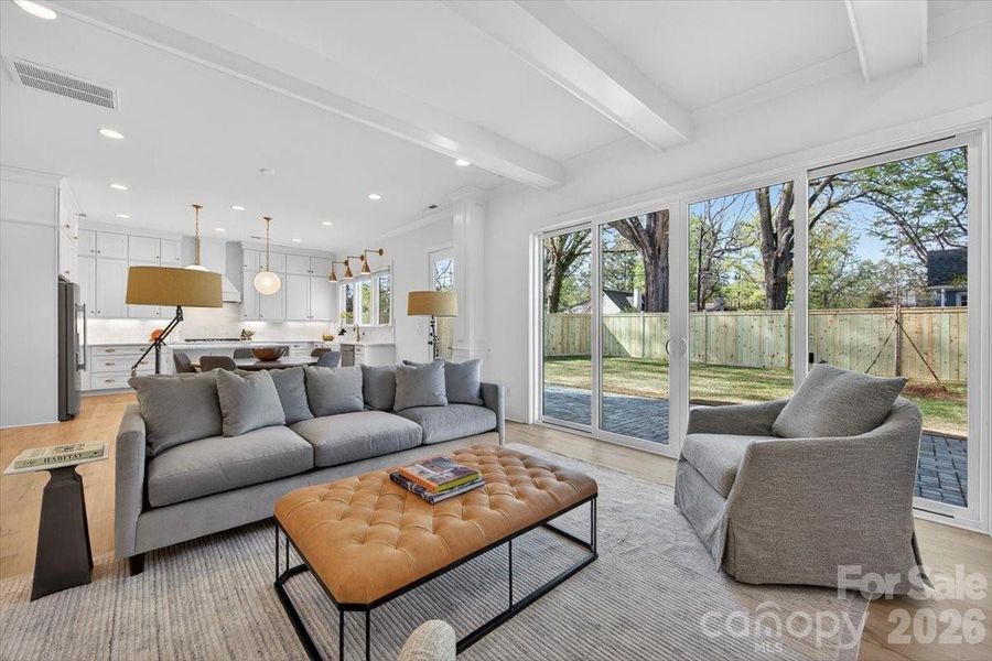 Furnished interior view inside a new home in , Charlotte (Image 36).