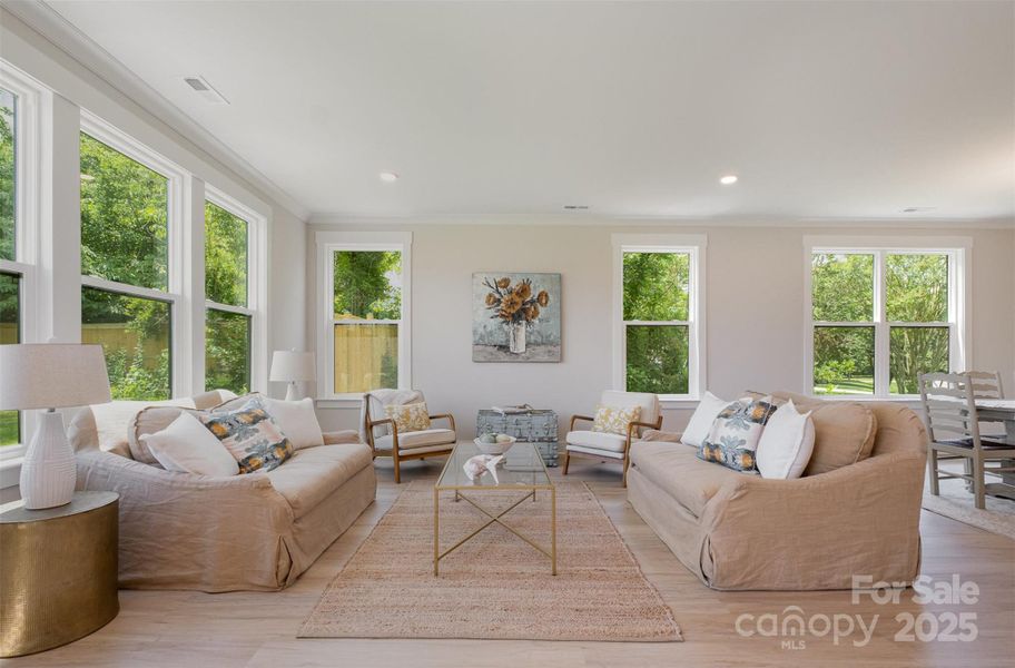 Furnished interior view inside a new home in , Sherrills Ford (Image 6). Furnished interior view inside a new home in , Sherrills Ford (Image 6).