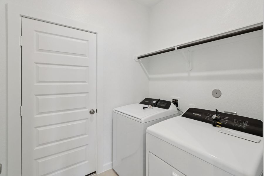 Furnished interior view inside a new home in Landing Meadows - Traditional Series, New Caney (Image 13).