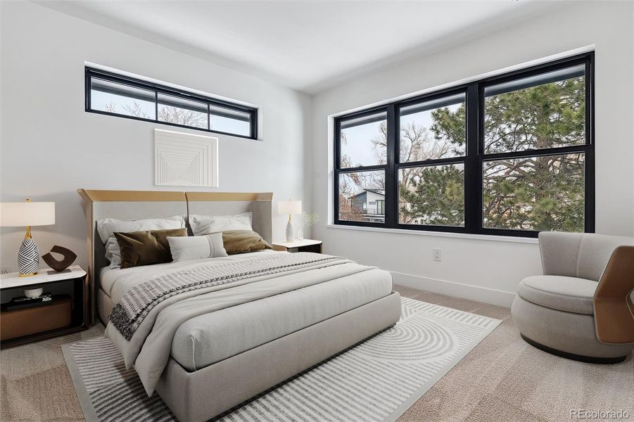 Furnished interior view inside a new home in , Denver (Image 14). Furnished interior view inside a new home in , Denver (Image 14).