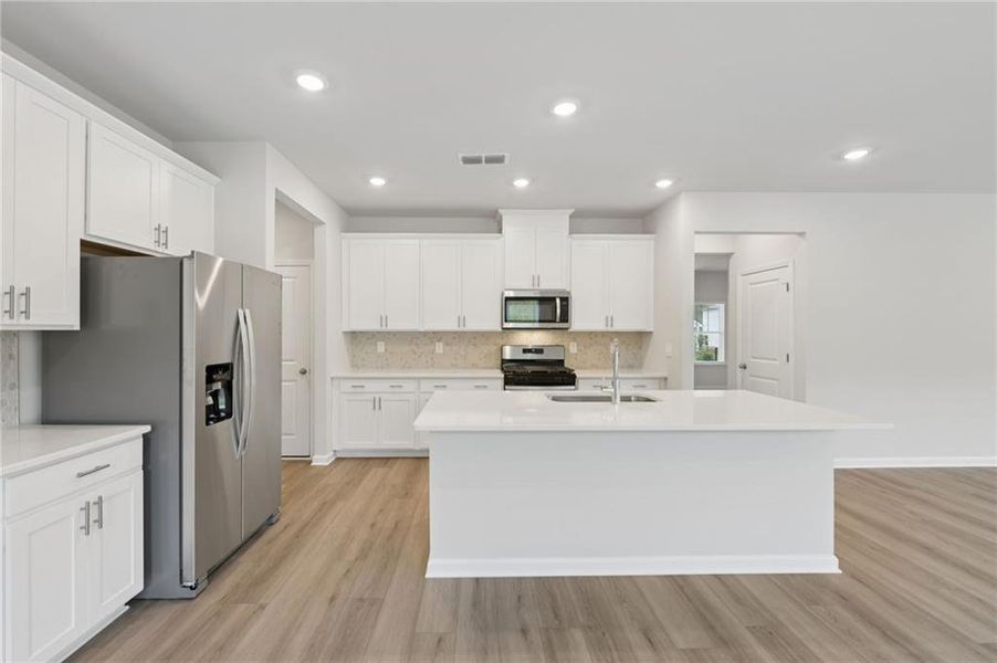 Furnished interior view inside a new home in Preserve at Mountain Creek, Pendergrass (Image 7). Furnished interior view inside a new home in Preserve at Mountain Creek, Pendergrass (Image 7).
