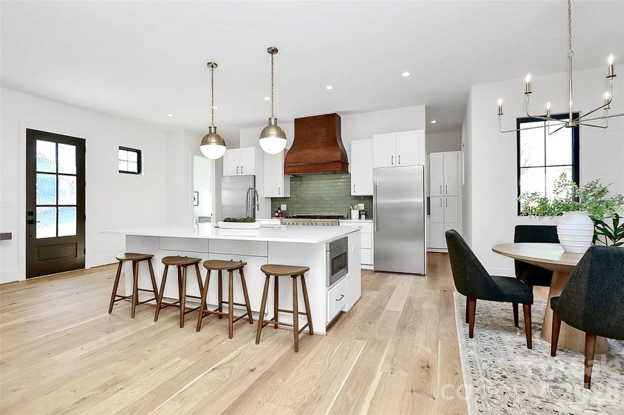 Furnished interior view inside a new home in , Charlotte (Image 13).