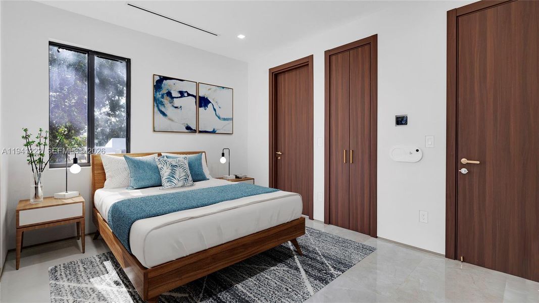 Furnished interior view inside a new home in , Miami (Image 8). Furnished interior view inside a new home in , Miami (Image 8).