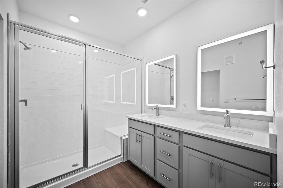 Furnished interior view inside a new home in The Residences at Victory Ridge, Denver (Image 10).