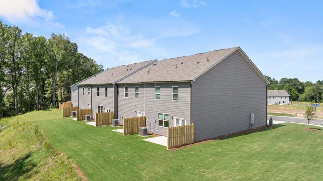Exterior details and patio area of a home in Hughes Court, Dawsonville (Image 3). Exterior details and patio area of a home in Hughes Court, Dawsonville (Image 3).