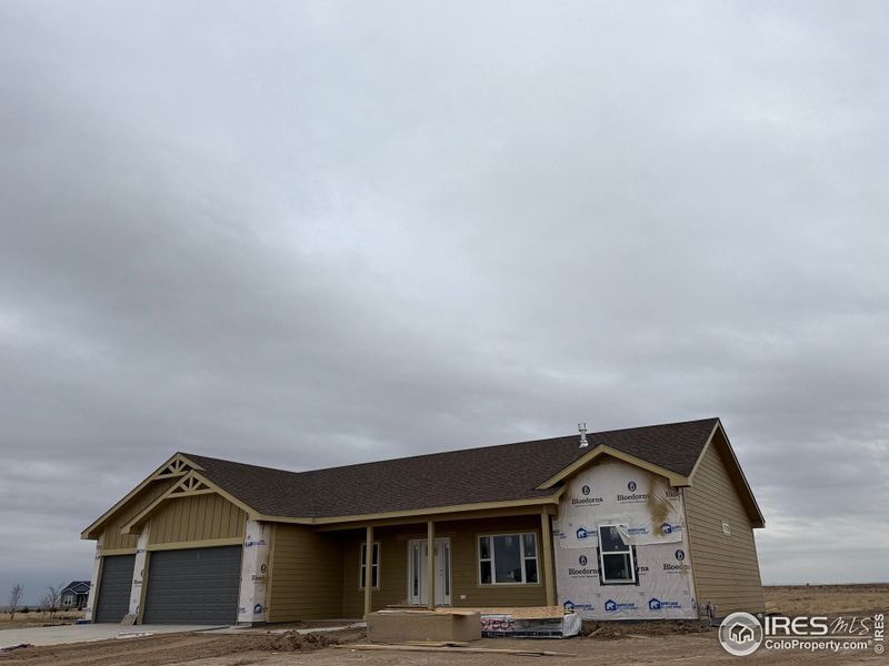 In-progress construction of a new home in , Wiggins, CO (Image 4).