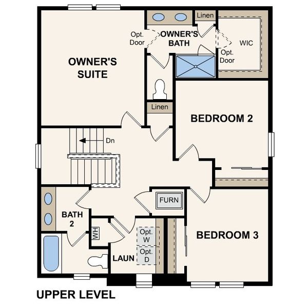 2D floor plan layout of this home in Brighton Crossings, Brighton, CO (Image 3).