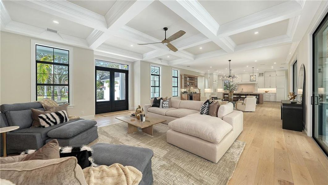 Furnished interior view inside a new home in , Sarasota (Image 11).