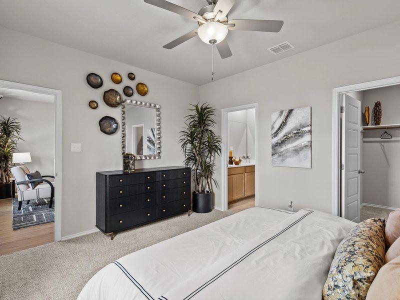 Representative furnished interior of a home built from the The Summit A by Davidson Homes LLC in Morgan Meadows, San Antonio (Image 25). Representative furnished interior of a home built from the The Summit A by Davidson Homes LLC in Morgan Meadows, San Antonio (Image 25).