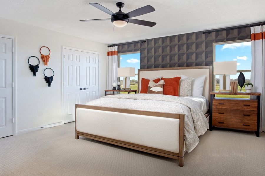 Representative furnished interior of a home built from the 1609 by KB Home in Bauer Meadows, Hockley (Image 7).