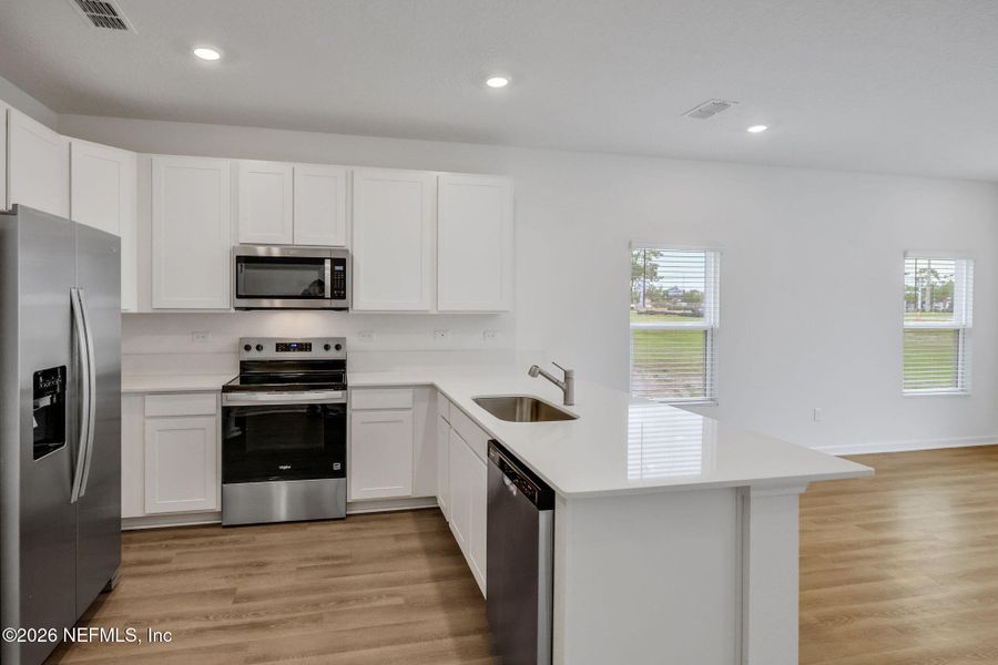 Furnished interior view inside a new home in , Jacksonville (Image 15).