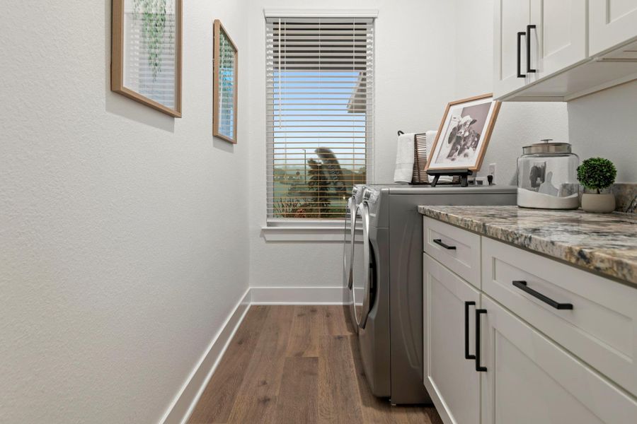 Furnished interior view inside a new home in Magnolia Woods - 70', Magnolia (Image 9).