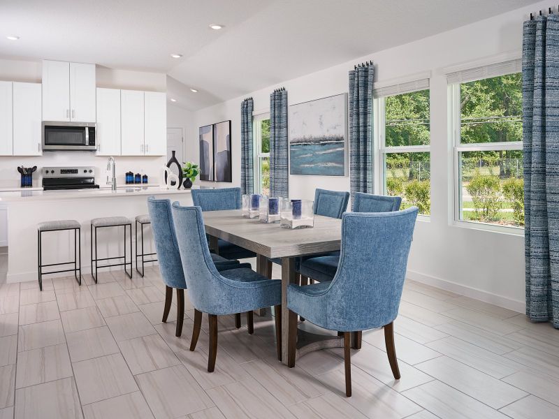 Furnished interior view inside a new home in Cypress Meadows - Classic Series, Jacksonville (Image 3).