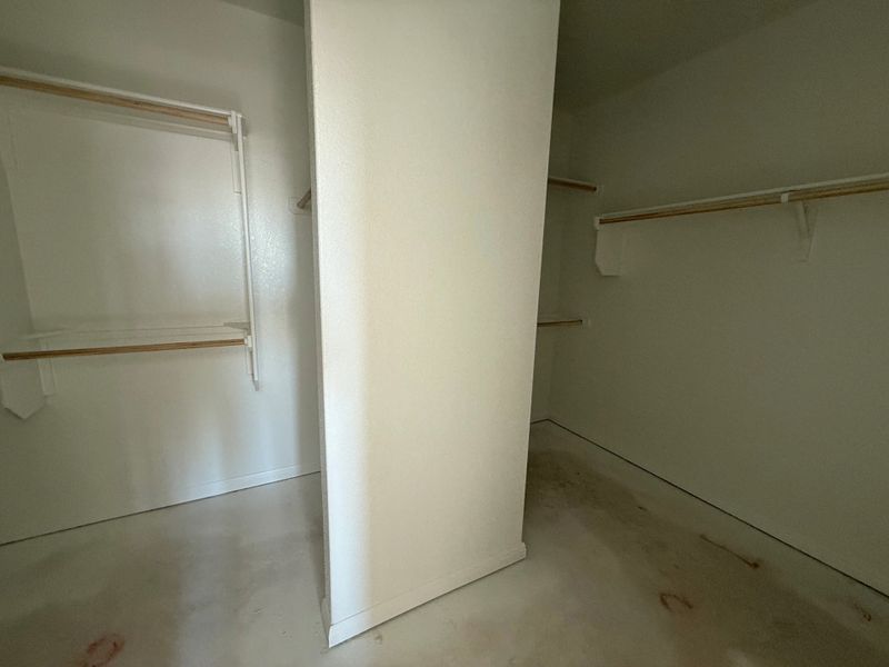 Primary closet