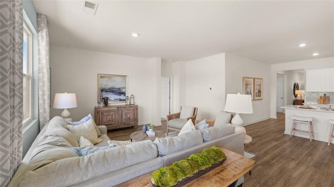 Furnished interior view inside a new home in The Preserve at Agricultural Village, Perry (Image 31).
