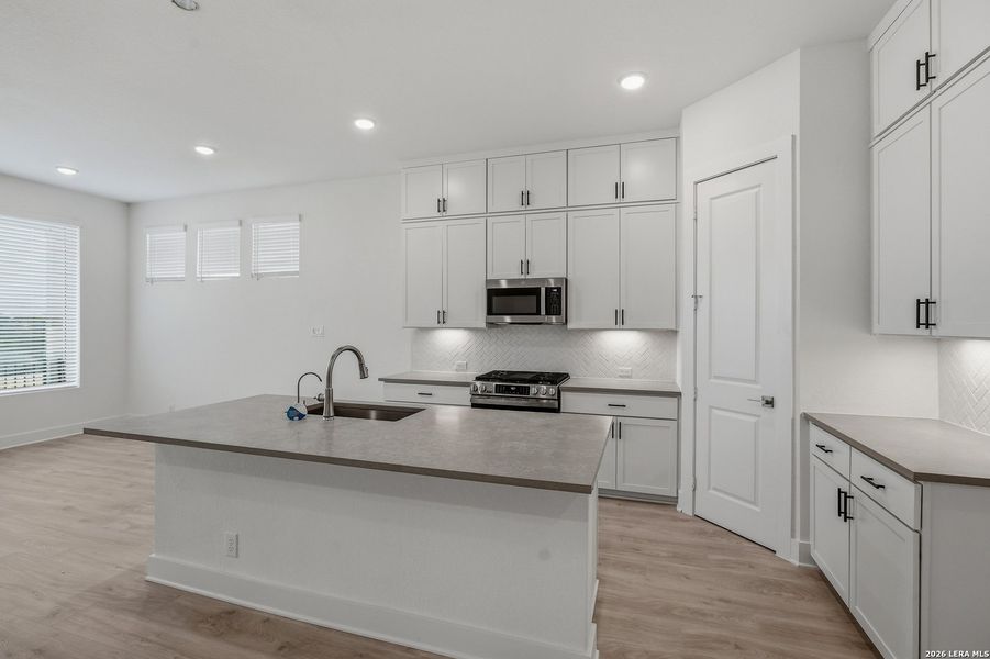 Furnished interior view inside a new home in Prominence, San Antonio (Image 7).