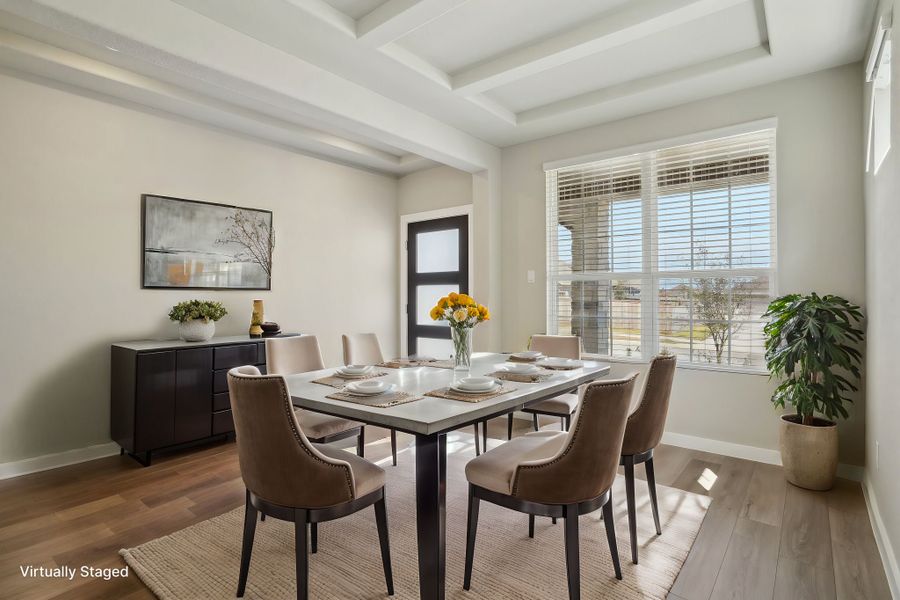 Furnished interior view inside a new home in Pine Lake Cove - Premier Series, Montgomery (Image 7).