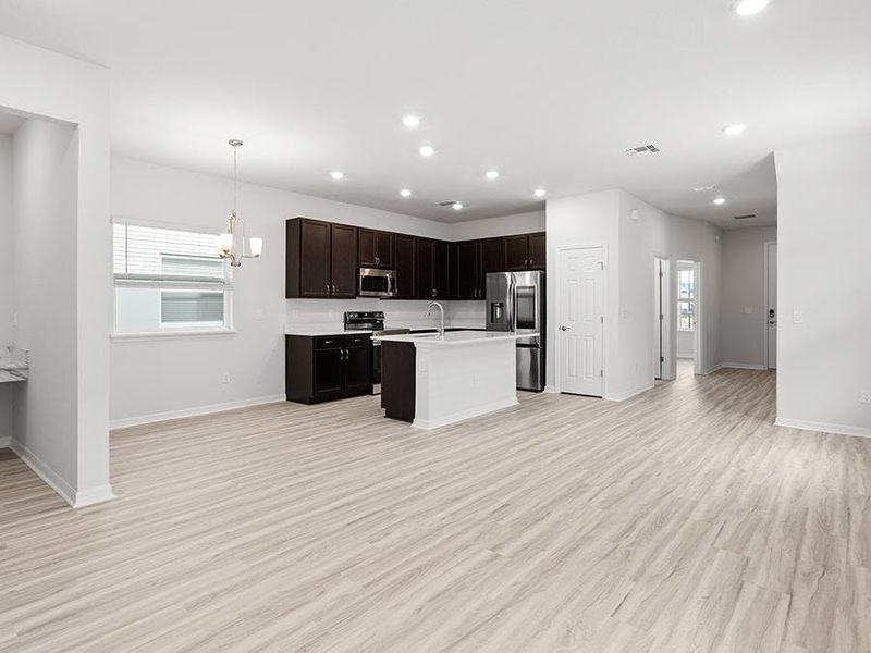 Enjoy a sunny, open living area - Capri bungalow by Highland Homes