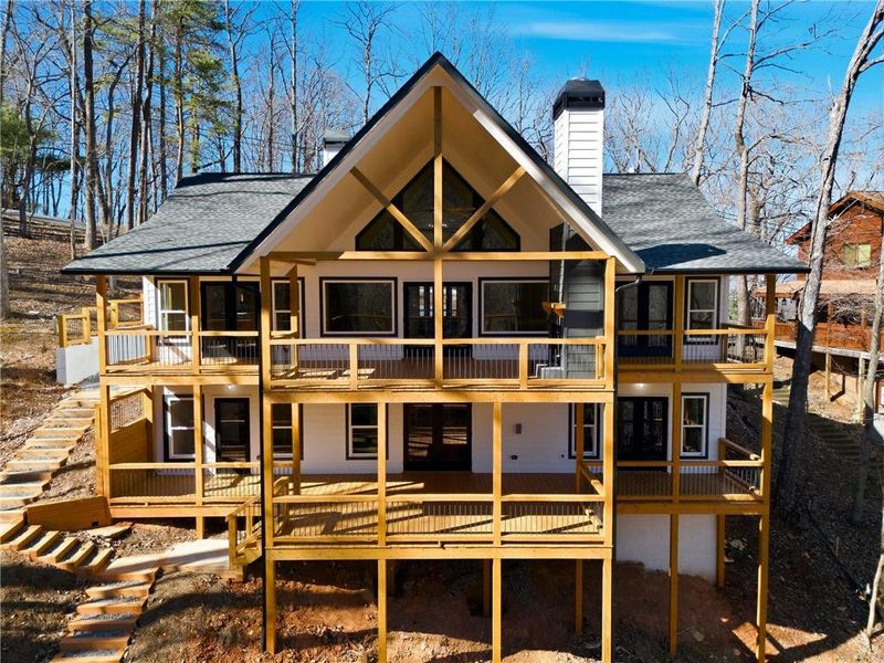 In-progress construction of a new home in , Ellijay, GA (Image 27).