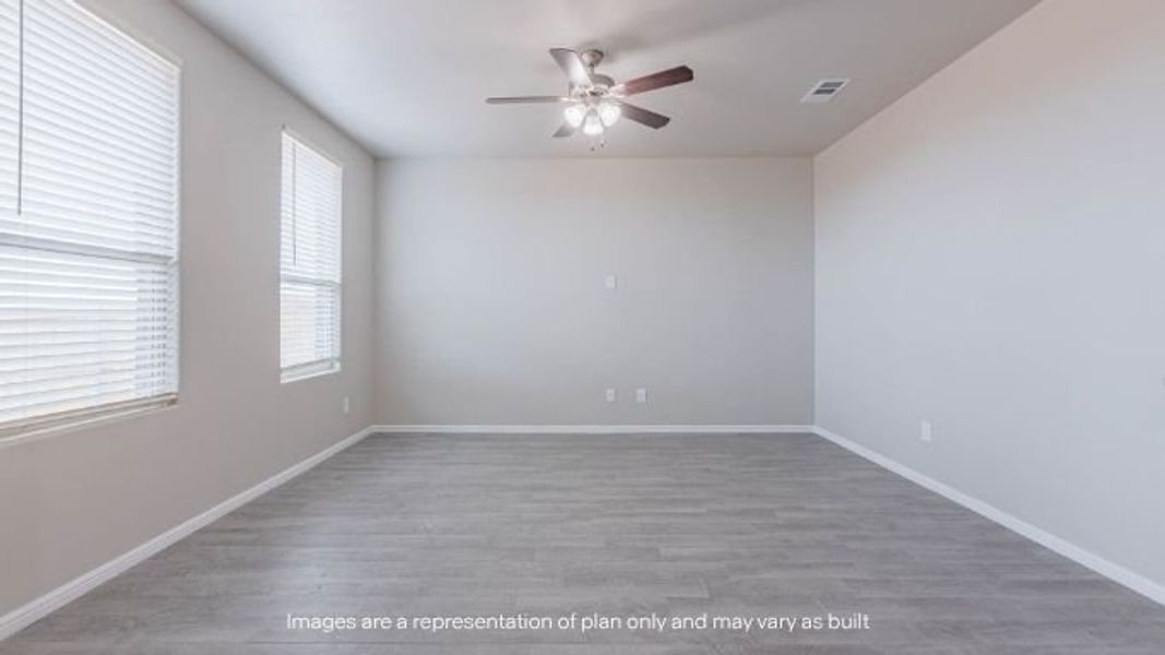 Spacious, unfurnished interior of a new home in Mustang Ridge, Andrews (Image 11).