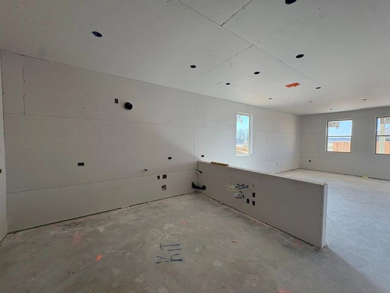 In-progress construction of a new home in Rolling Glen, Hutto, TX (Image 8).