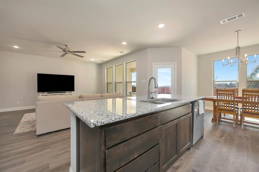 Furnished interior view inside a new home in Fair Oaks, Bridgeport (Image 9).