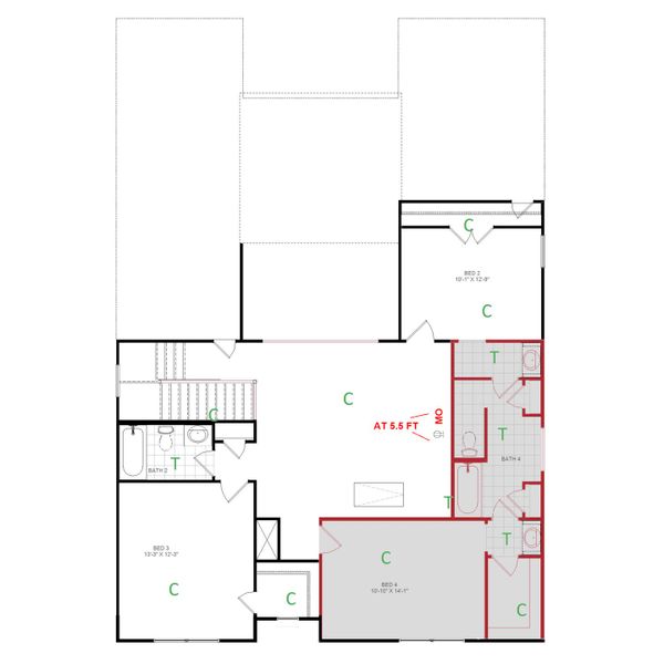 W/S #72424 / BG #3: 2nd Floor