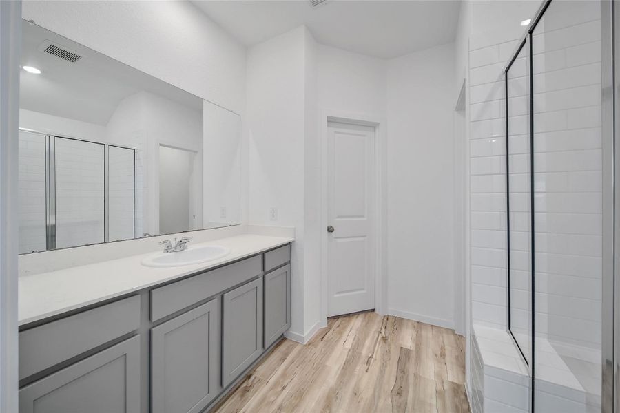 Furnished interior view inside a new home in The Highlands: Richmond Collections, Porter (Image 11).