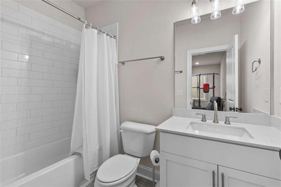 Furnished interior view inside a new home in , Peachtree Corners (Image 36). Furnished interior view inside a new home in , Peachtree Corners (Image 36).