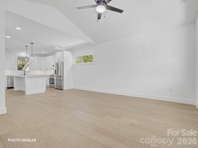 Spacious, unfurnished interior of a new home in , Hendersonville (Image 9).
